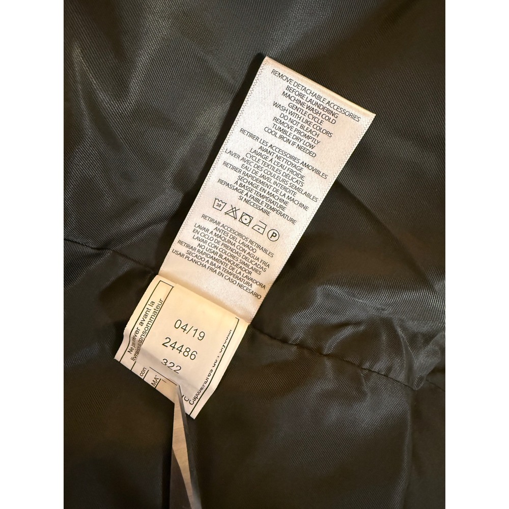 Ralph Lauren Down Parka Womens L Olive Green Hooded Full-Zip Winter Coat Jacket - Picture 10 of 16